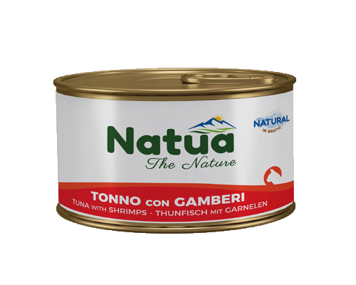 0401 Natua broth cat tonno con gamberi 24x85 gr