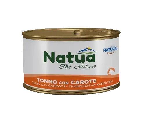 0402 Natua broth cat tonno con carote 24x85 gr