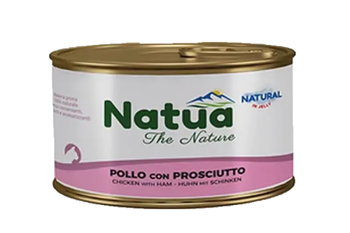 0510 Natua jelly cat pollo e prosciutto 24x150 gr