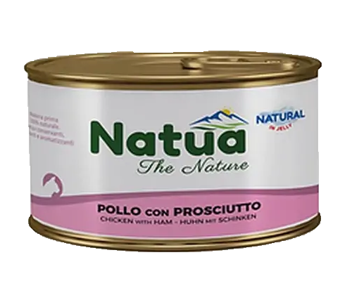 0510 Natua jelly cat pollo e prosciutto 24x150 gr
