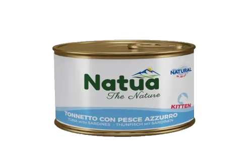 0251 Natua jelly cat kitten tonnetto con pesc. Azz. 24x85 gr