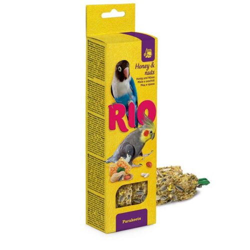 RIO STICK MIELE E ARACHIDI PARROCCHETTI 2X75G
