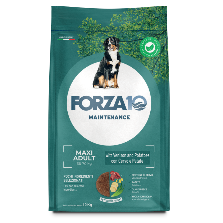 FORZA10 CANE DRY Maxi Adult Maintenance Cervo e Patate kg 12,5