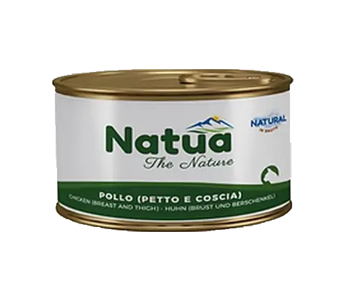 0452 Natua broth cat pollo (coscia petto) fegatini 24x85 gr