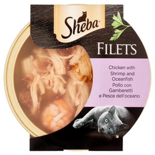 Sheba SHE Filets Pollo Gamb Pesce 60g