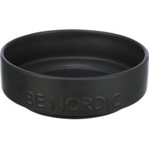 TRIXIE BE NORDIC CIOTOLA,in CERAMICA,ANTISCIVOLO,0.5l/ø 16cm,NERO