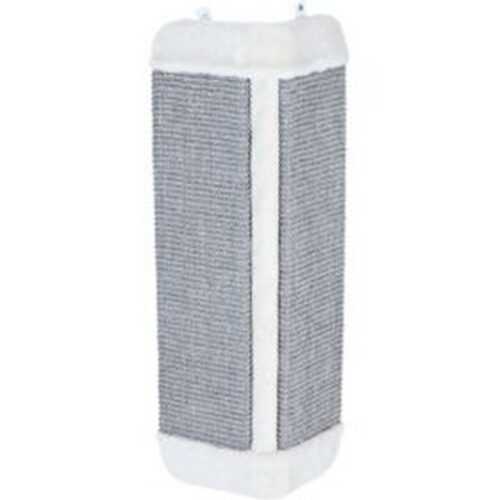 TRIXIE TAVOLETTA per ANGOLI,in SISAL e PELUCHE,32x60cm,GRIGIO CHIARO