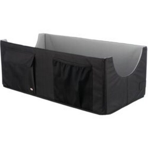 TRIXIE CUCCIA per AUTOMOBILE,DOPPIA,80×28×39cm,NERO/GRIGIO