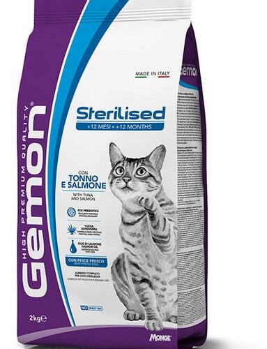 Gemon Sterilised complete con tonno e salmone 2 kg