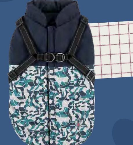 GIMDOG CAPPOTTINO DENIM 45 CM BLU/ABSTRACT