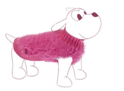 FERRIBIELLA  MAGLIONCINO BATUFFOLO 43CM FUCSIA