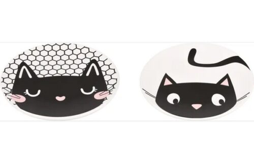 FLAMINGO PIATTO GATTO GUUS CERAMICA MOSAICO 30ML 12,7CM
