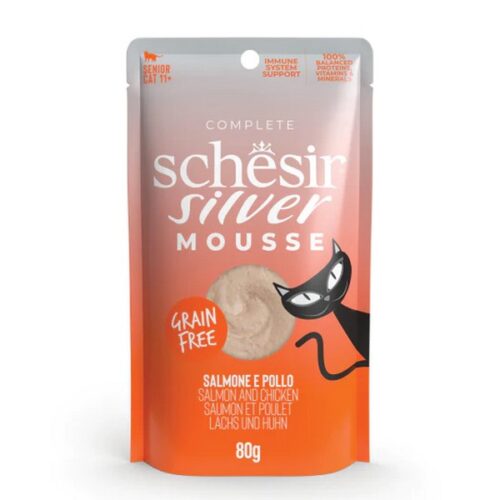 SCHESIR SILVER BST MOUSSE SALMONE 80GR/12