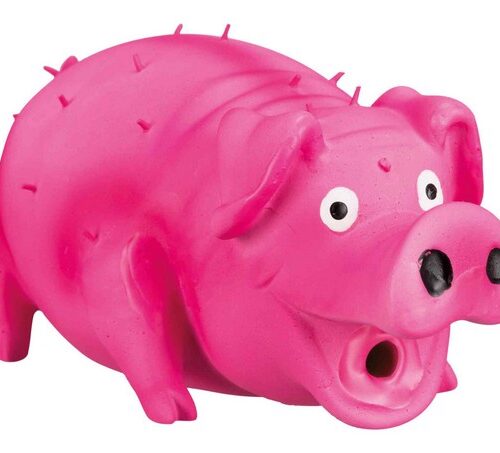 TRIXIE MAIALE a PELO ISPIDO,in LATEX,con verso originale,21cm