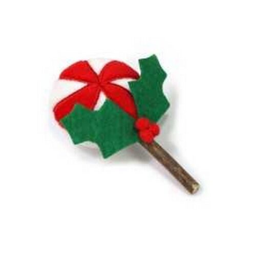 RECORD NATALIZI CIAMBELLA CON BASTONCINO DI MATATABI 14 CM NATALE