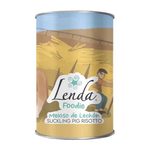 LENDA FOODIE - SUPER PREMIUM WET FOOD DOG & PUPPY Suckling Pig Risotto 456 GR