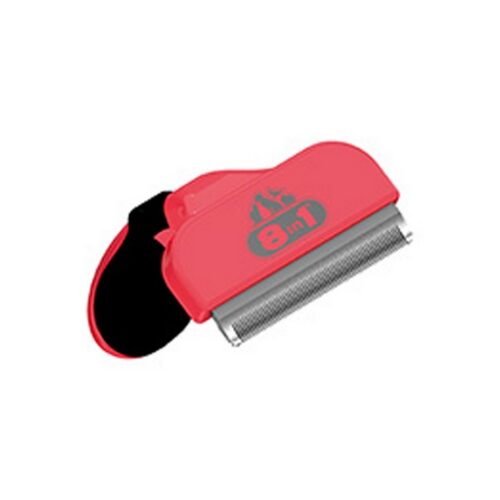 8IN1 PERFECT COAT SPAZZOLA DESHEDDING CANE ROSSO M