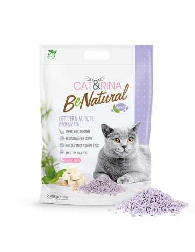 CAT&RINA BENATURAL LETTIERA PER GATTI AL TOFU 5,5 LT LAVANDA