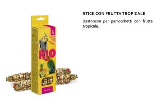 RIO STICK FRUTTA TROPICALE PAPPAG/ESOTICI 2X40G