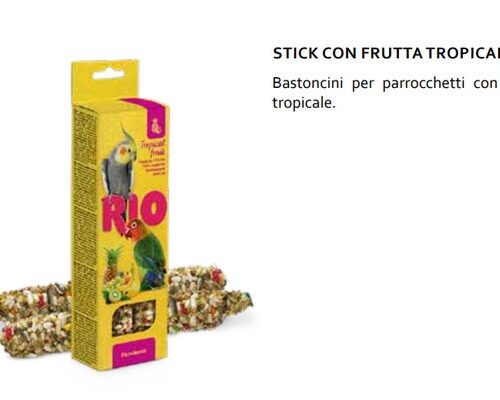 RIO STICK FRUTTA TROPICALE PAPPAG/ESOTICI 2X40G
