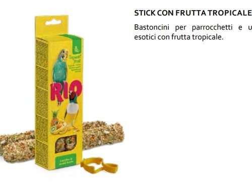 RIO STICK FRUTTA TROPICALE PARROCCHETTI 2X75G