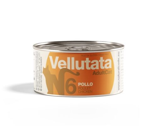 NATURAL CODE POLLO V6 Vellutate Lattina gatto 85g