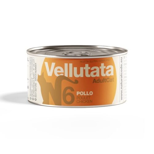 NATURAL CODE POLLO V6 Vellutate Lattina gatto 85g