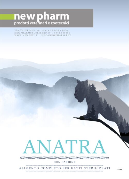 NEW PHARM CAT CONNOISSEUR  STERILISED ADULT Anatra e sardine 300G
