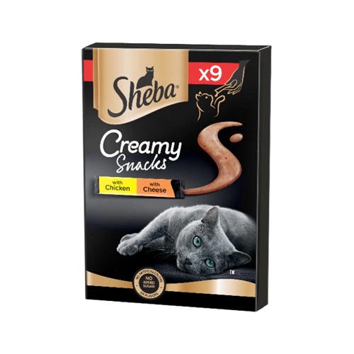 Sheba Creamy Snacks 7x12x9gr Chicken Cheese