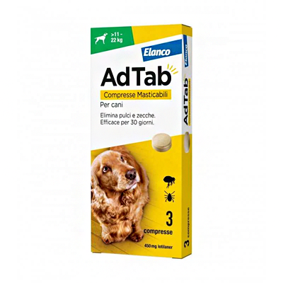 AdTab Compresse Masticabili per cani >11 - 22 kg