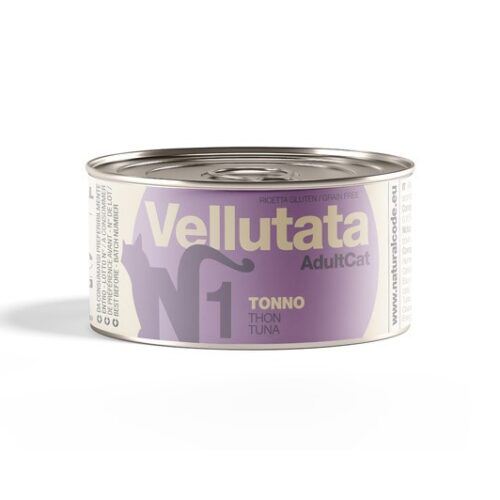 NATURAL CODE TONNO V1 Vellutate Lattina gatto 85g