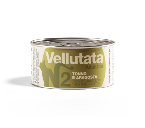 NATURAL CODE TONNO E ARAGOSTA V2 Vellutate Lattina gatto 85g