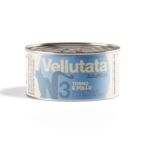 NATURAL CODE TONNO POLLO V3 Vellutate Lattina gatto 85g