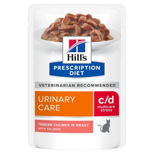 HILL'S PD Fel c/d Strs Salmon 12x85g pou cs