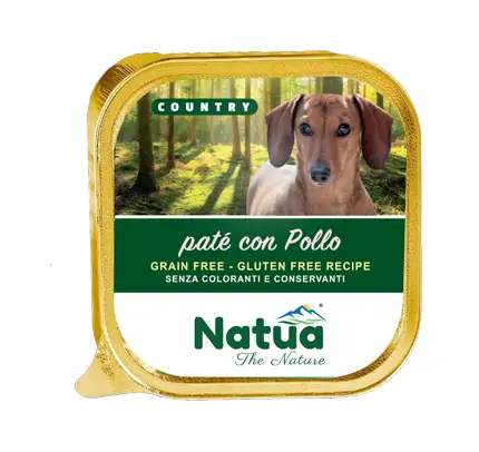 5204 Natua Dog Country pollo 34x100 gr