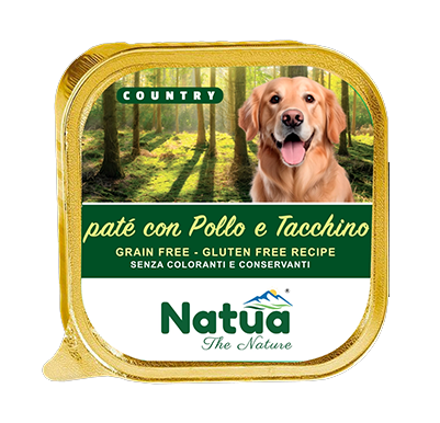 5303 Natua Dog Country pollo e tacchino 18x300 gr