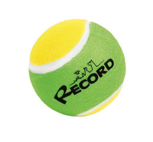 RECORD TENNIS FUN 4 PALLE DA TENNIS VIOLA, ROSA, VERDE, BLU M 6,4 CM