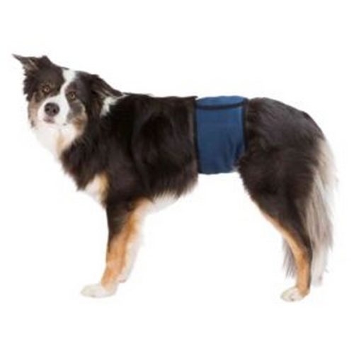 TRIXIE PANNOLINI per CANI MASCHI,LAVABILI,TG.L,BLU SCURO
