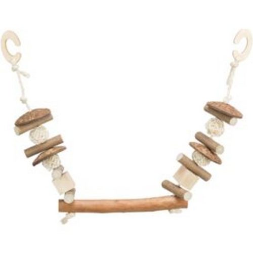 TRIXIE ALTALENA,in NOCE COCCO/LEGNO/RATTAN/JUTA,20x30cm