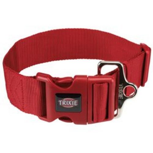 TRIXIE PREMIUM COLLARE,M-L 40-60cm/50mm,ROSSO