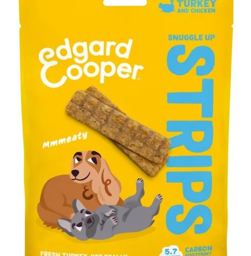EDGARD & COOPER DOG E AD STRIPS TURKEY 0.075 KG
