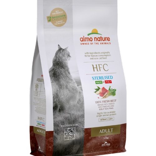 ALMO NATURE HFC CAT DRY Adult Sterilizzato Manzo 1,2 Kg