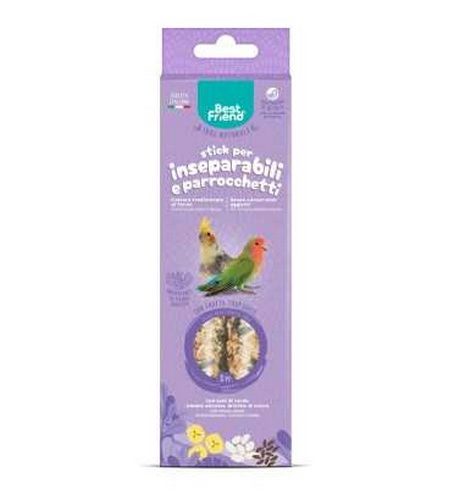 BEST FRIEND 2 PEZZI STICK PER PARROCCHETTI 115 G FRUTTA TROPICALE
