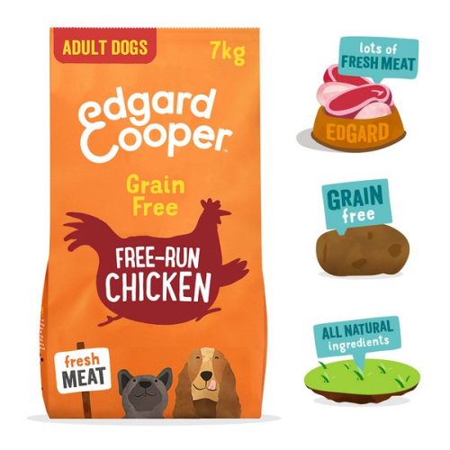 EDGAR COOPER DOG AD  Pollo ruspante fresco con mango, mirtillo, mela & carota  700g