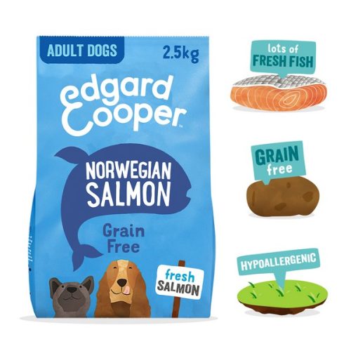 EDGAR COOPER DOG AD Salmone Norvegese Fresco con barbabietola, mela, mango & ribes nero  2,5kg