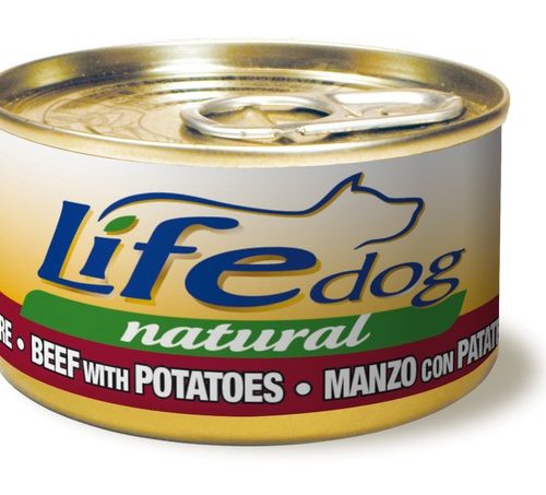 LIFEDOG 90g (lattina)   Dadini di manzo e patate