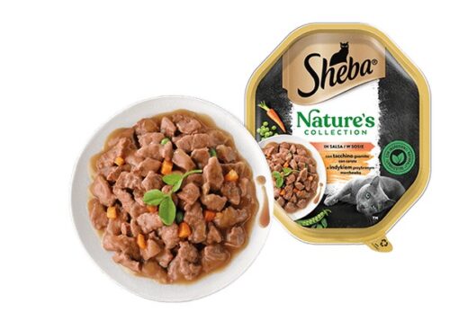 Sheba SHE Nat Collect Tacchino Carote 85g