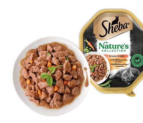 Sheba SHE Nat Collect Tacchino Carote 85g