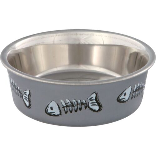 TRIXIE CIOTOLA,in ACCIAIO INOX,RIVESTITA in PLASTICA,0.25l/ø12cm