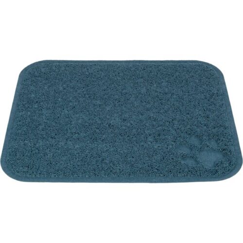TRIXIE TAPPETINO per CASSETTA IGIENICA,in PVC,37×45cm,BLU